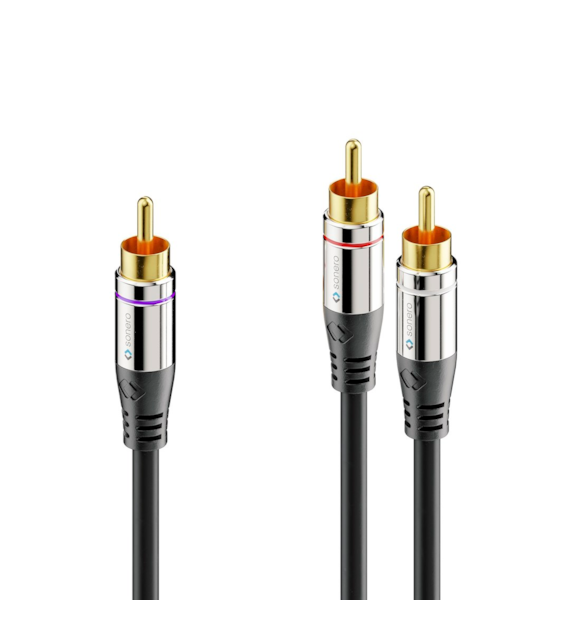 Sonero SAC900-015 2xRCA kabel do subwoofera 1,5m