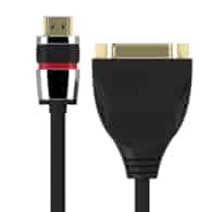 PureLink ULS020 adapter HDMI/DVI 2K FullHD 0,2m czarny