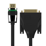 PureLink ULS1300-005 kabel HDMI/DVI 4K@30 10,2Gbps 0,5m, czarny