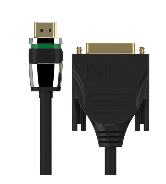 PureLink ULS1300-005 kabel HDMI/DVI 4K@30 10,2Gbps 0,5m, czarny