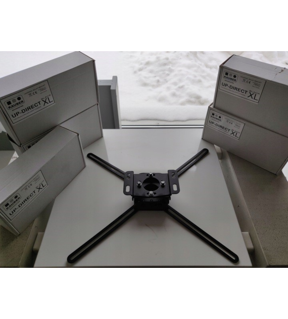 Kauber ultradirect XL (maksymalny rozstaw śrub 47cm) bezpośredni (49mm wysokości) uchwyt do projektora czarny