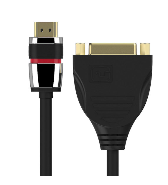 PureLink ULS020 adapter HDMI/DVI 2K FullHD 0,2m czarny