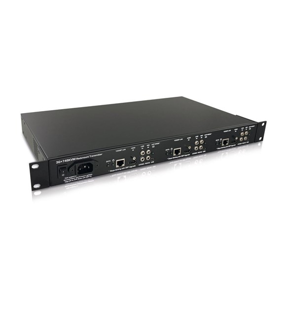 JustAddPower VBS-HDIP-749KVM Nadajnik do montażu w szafie Rack 4K z KVM