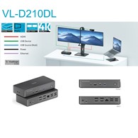 Vuelogic VL-D210DL stacja dokująca USB-C z technologią DisplayLink 14 w 1