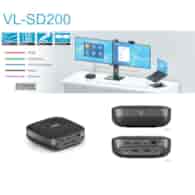 Vuelogic VL-SD200 stacja dokująca z głośnikiem USB-C 10 w 1