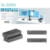 Vuelogic VL-D200 stacja dokująca USB-C 14-w-1 z HDMI 2.1 8K30