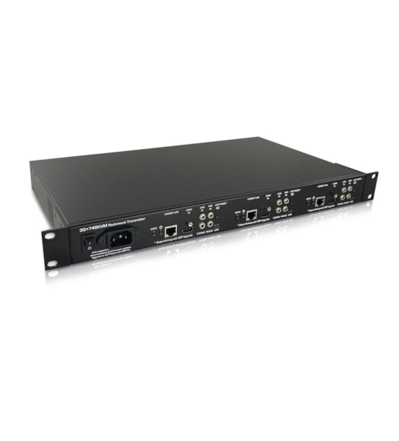 JustAddPower VBS-HDIP-749KVM Nadajnik do montażu w szafie Rack 4K z KVM