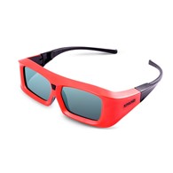 xPand X103-C3 okulary migawkowe 3D IR, czerwono-czarne