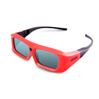 xPand X103-C3 okulary migawkowe 3D IR czerwono-czarne