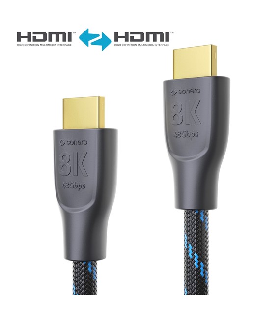 Sonero XPHC111-050 kabel Premium HDMI 2.1 eARC 8K 48Gbps 5,0m