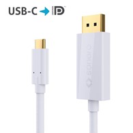 Sonero XUCC021-010 kabel USB-C na Display Port 1.3 4K60, biały, 1,0m
