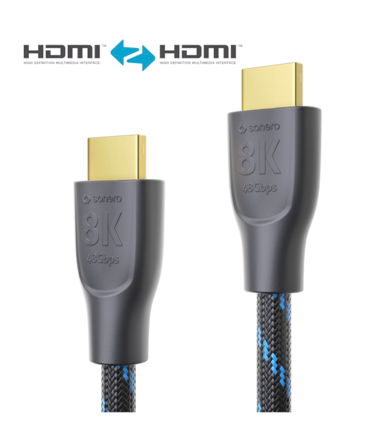 Sonero XPHC111-050 kabel HDMI 2.1 eARC 8K 48Gbps 5,0m